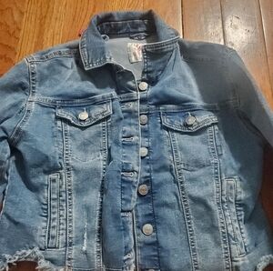 Justice denim jacket. Size 12. EUC.